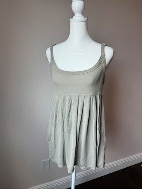 Vintage Y2K Express Babydoll Tank Top Pima Cotton Shimmer Medium